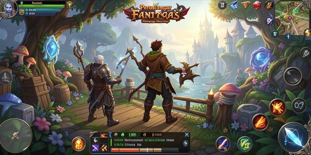 Tampilan menarik gameplay RPG dalam 3446 dengan aksi penuh petualangan.