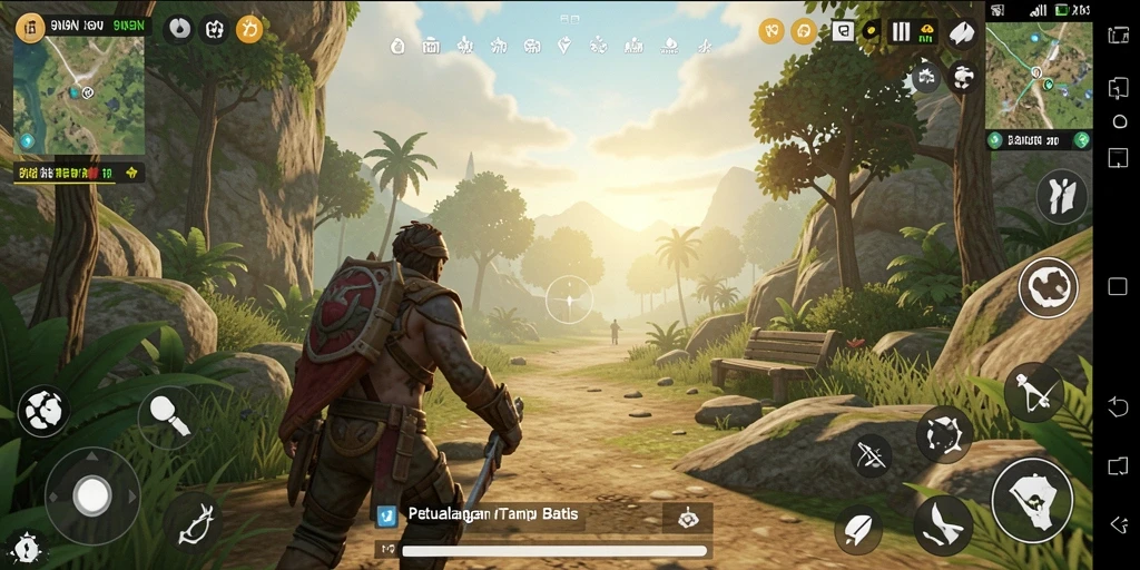 Gameplay menarik dalam dunia terbuka 9N9N dengan grafis menawan.