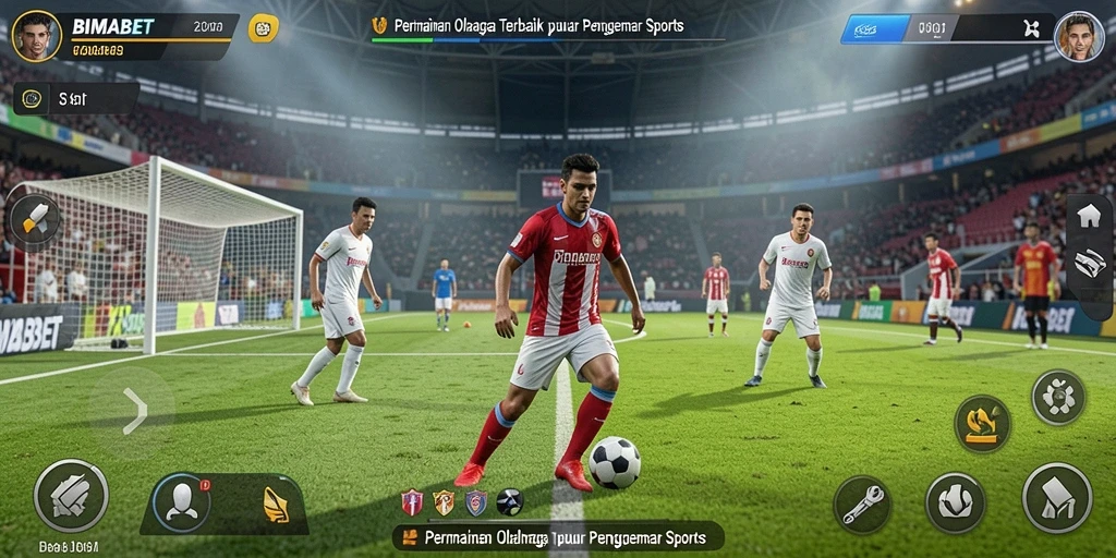 Screenshot gameplay <strong>BIMABET</strong> menunjukkan momen seru dalam pertandingan olahraga.