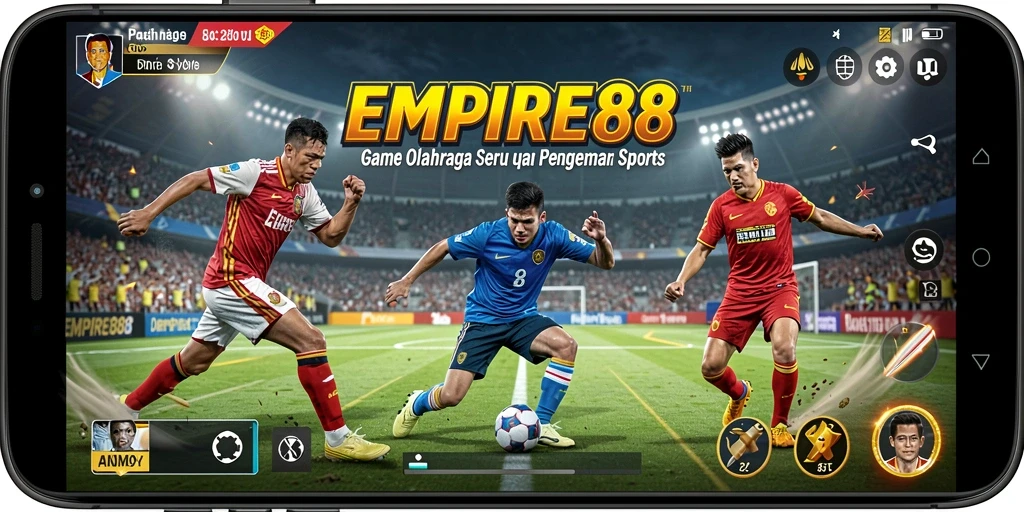 Screenshot gameplay EMPIRE88 menampilkan pertandingan olahraga yang mendebarkan.