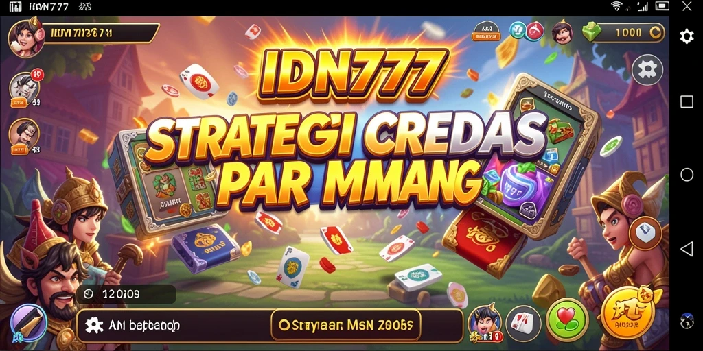 Screenshot menampilkan aksi gameplay penuh strategi dari IDN777.