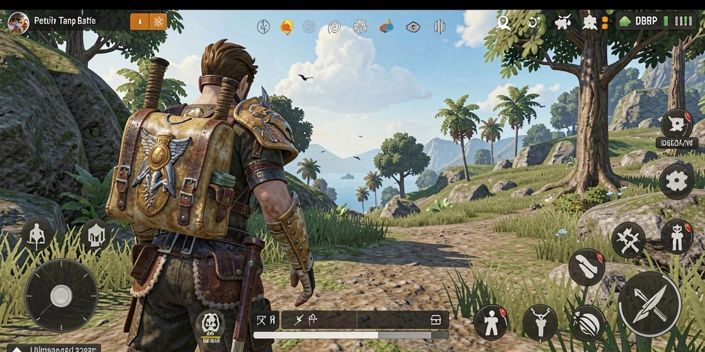 Tampilan gameplay Open World IDRRP yang menakjubkan dan realistis.
