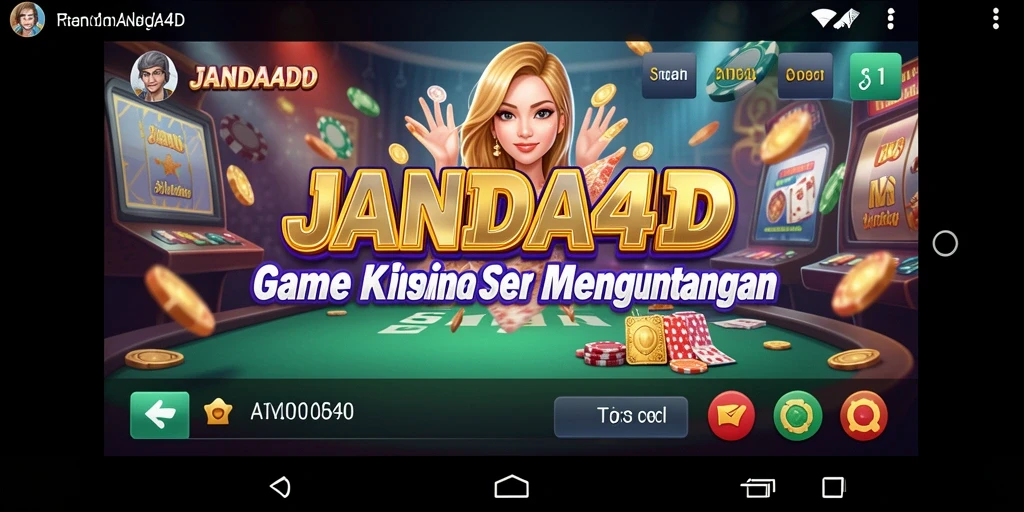 Tampilan gameplay JANDA4D yang menarik dan interaktif.