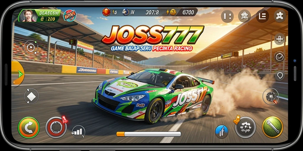 Tampilan gameplay Racing JOSS777 yang memukau dan menegangkan.