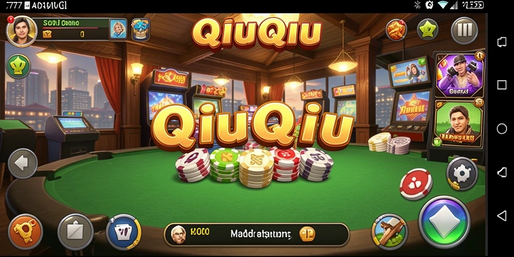 Tampilan gameplay seru dalam game QiuQiu L777.