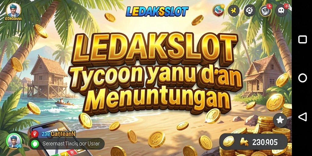 Screenshot game LEDAKSLOT menampilkan gameplay Tycoon yang seru.