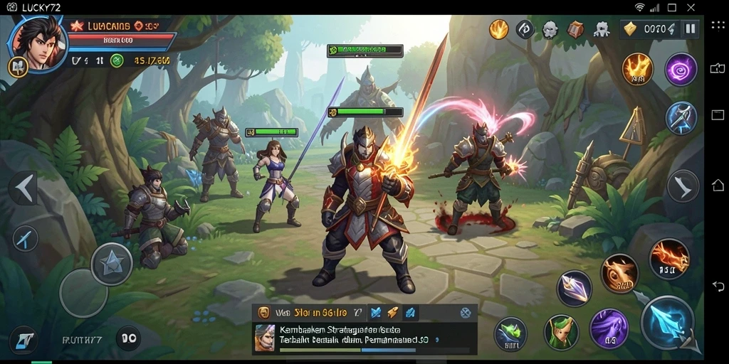Tampilan gameplay menarik dari <strong>LUCKY72</strong> yang menunjukkan pertempuran strategis.