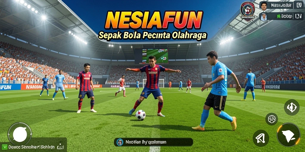 Tampilan gameplay seru dan penuh aksi dari NESIAFUN.
