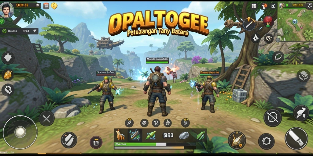 Tampilan gameplay OPALTOGEL dengan dunia terbuka yang menakjubkan.