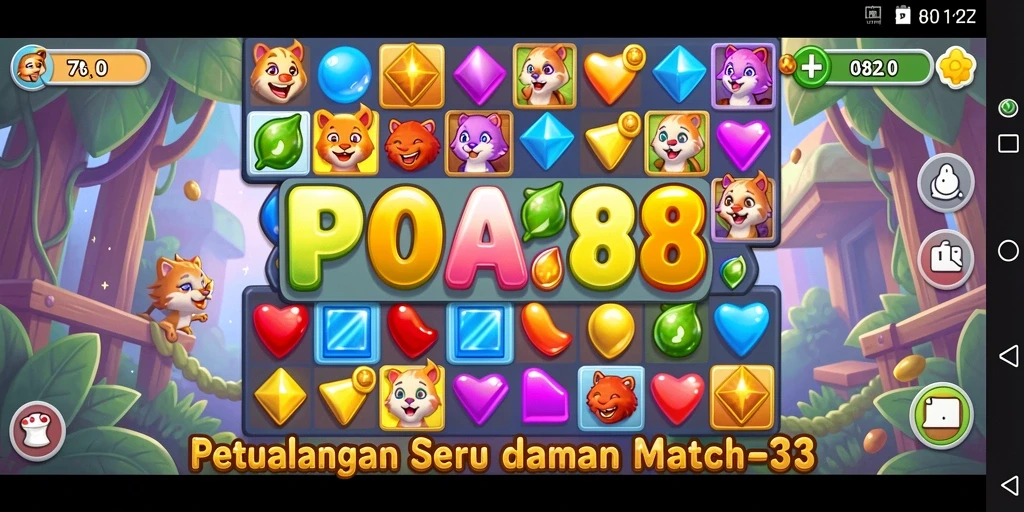Menampilkan gameplay seru dari POA88 dengan tantangan menarik.