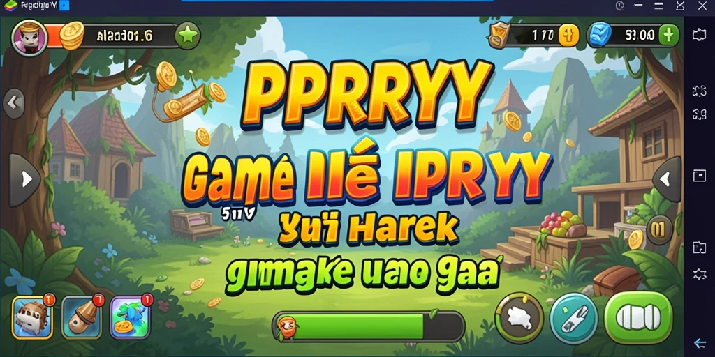 Screenshot dari gameplay menarik dalam PPRRYY yang menggambarkan interaksi karakter.