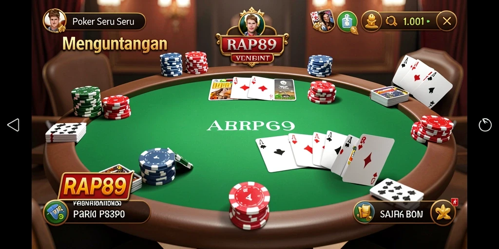Gameplay menarik dalam poker, grafik yang menawan dan interaksi sosial.
