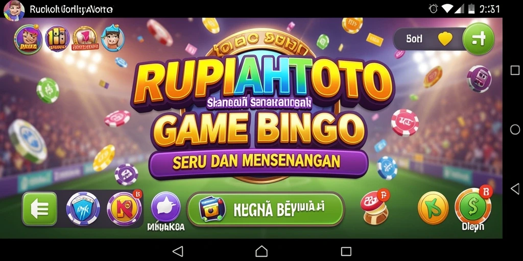Tampilan gameplay menarik dari RUPIAHTOTO saat bermain Bingo.