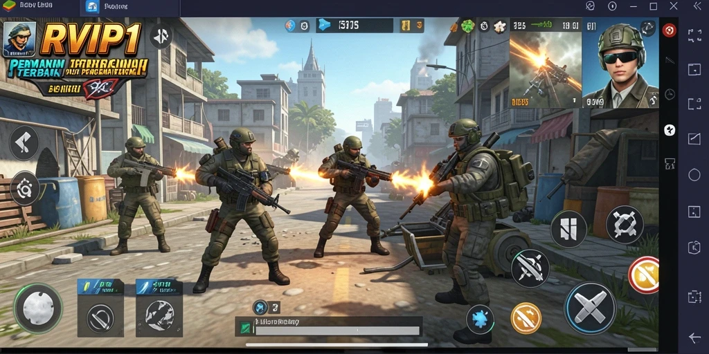 Tampilan gameplay strategis yang memikat di RVIP1.