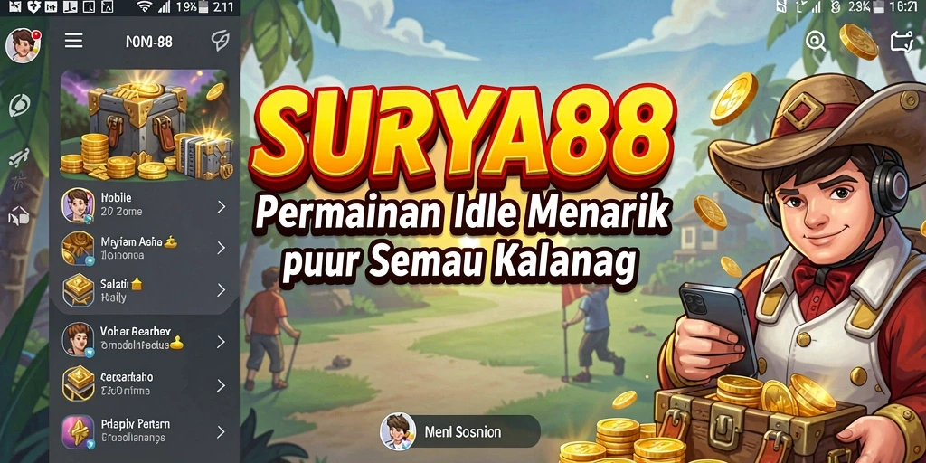 Tampilan gameplay SURYA88 yang seru dan menawan.