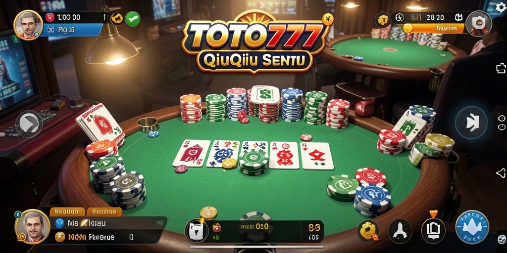 Tampilan menarik dari gameplay QiuQiu TOTO777 yang mendebarkan.