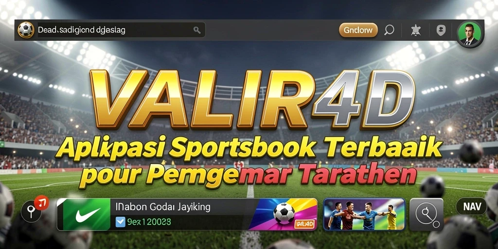 Tangkapan layar gameplay VALIR4D yang menunjukkan taruhan olahraga yang mendebarkan.