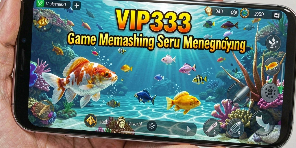 Tampilan menawan dari gameplay VIP333 saat menangkap ikan.